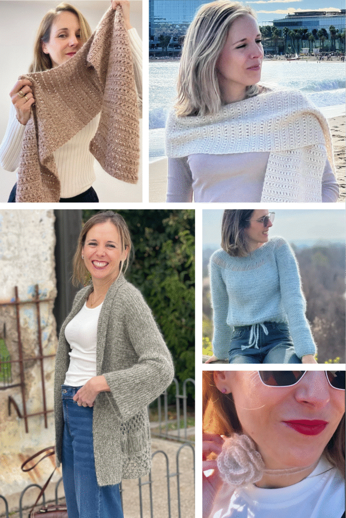 Prendas hechas con hilo Mohair