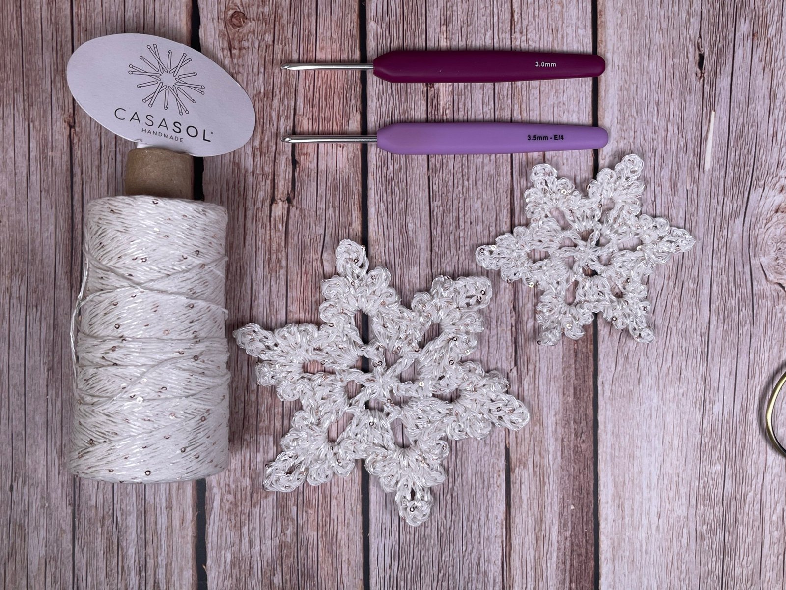 Copos de Nieve a Crochet photo 2