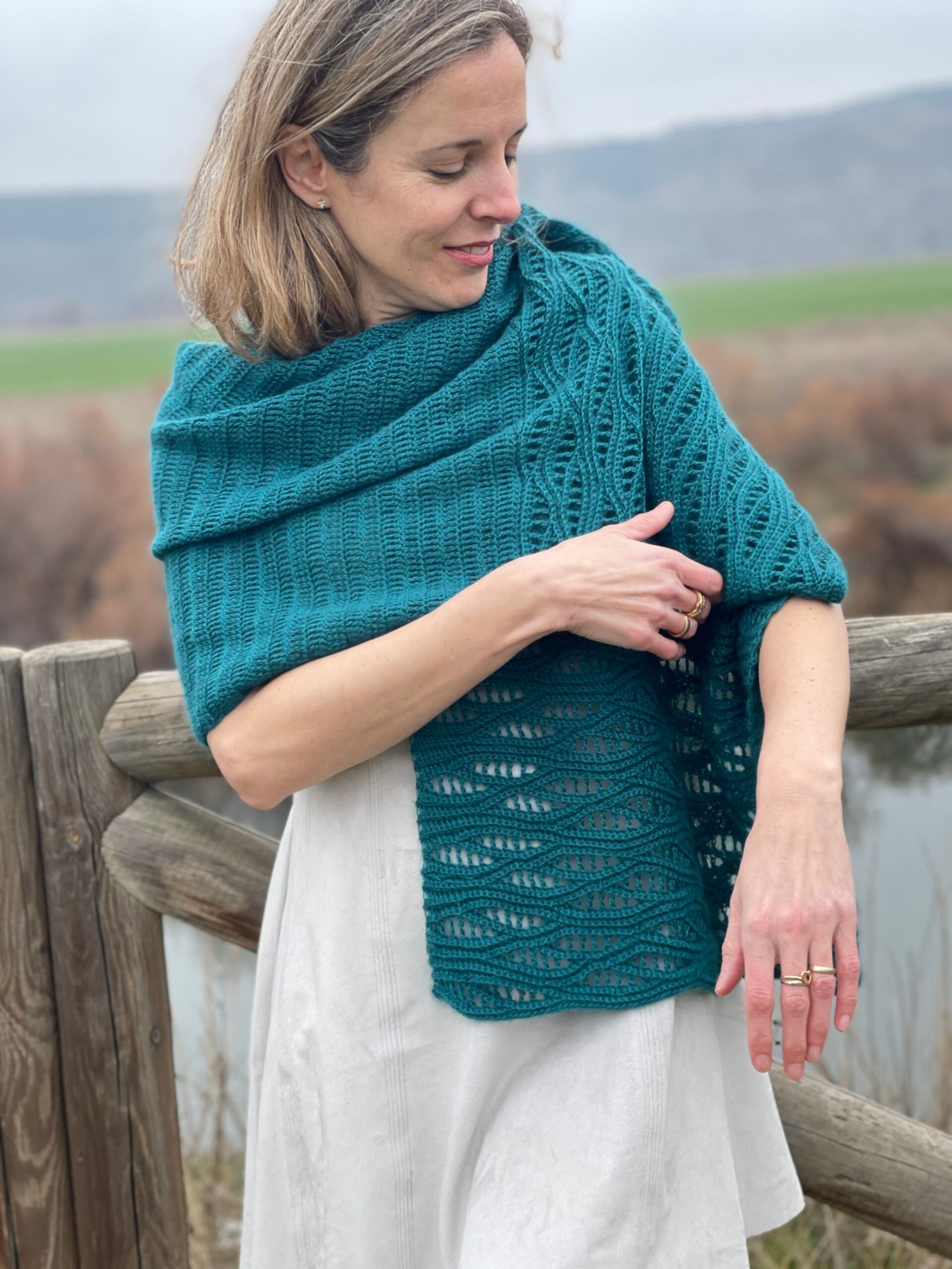 estola komorebi azul