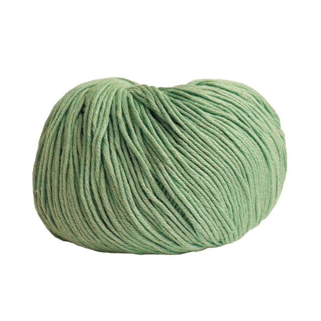 Ovillo de algodón Cupcake Casasol en color 066 Verde