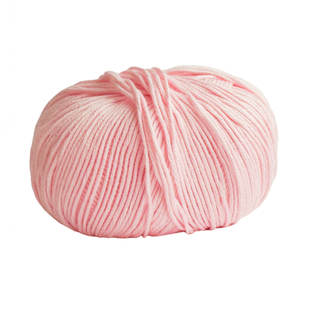 Ovillo de algodón Cupcake Casasol en color 302 Rosa