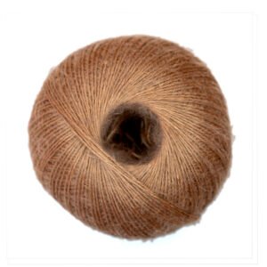 Ovillo de lana angora Casasol 30128 Ámbar, camel dorado