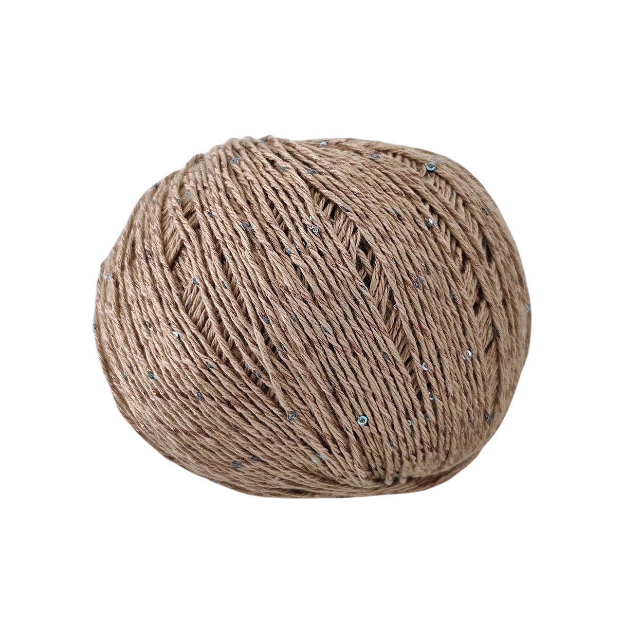 Ovillo de hilo Bambú Brilla Casasol en color beige