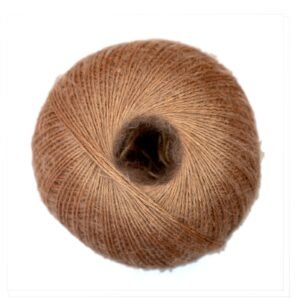 Ball of Casasol angora yarn in amber