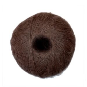 Ball of Casasol angora yarn in quartz