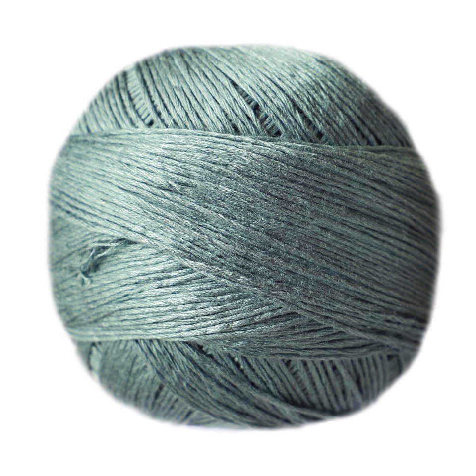 Ball of Casasol bamboo M yarn in aquamarine