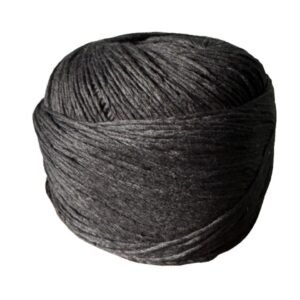 Ball of Casasol bamboo M yarn in intense black