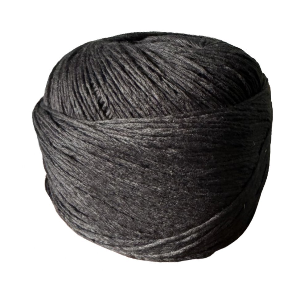 Ball of Casasol bamboo M yarn in intense black