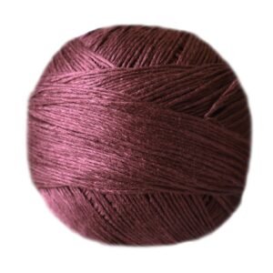 Ball of Casasol bamboo M yarn in intense grape