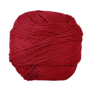 Ball of Casasol bamboo M yarn in soft red