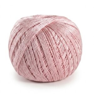 Ball of Casasol Luxury silk yarn in flower