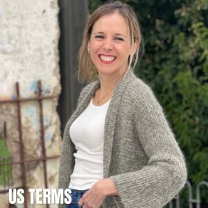 Aruba Cardigan crochet kit, US terms