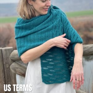 Komorebi Stole crochet pattern, US terms
