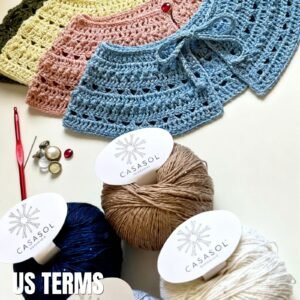 Luz Peter Pan collar crochet pattern, US terms