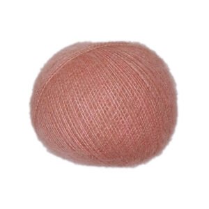 Ball of Casasol Mohair lace yarn in pink
